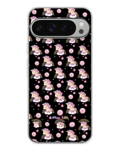 Чехол для Google Pixel 9 Pro XL с картинкой «Magic Unicorn паттерн»