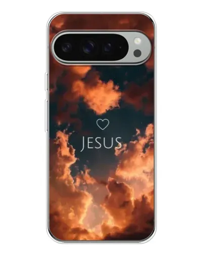Чехол для Google Pixel 9 Pro XL с картинкой «Сияние Имени Jesus»