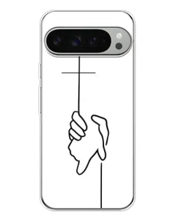 Чехол для Google Pixel 9 Pro XL с картинкой «Рука держит»