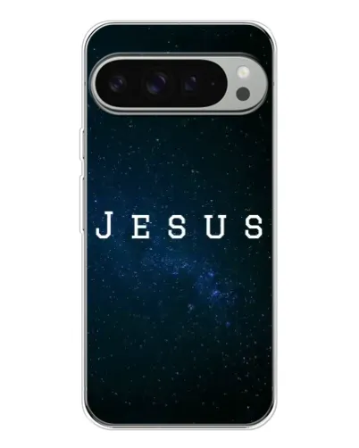 Чехол для Google Pixel 9 Pro XL с картинкой «Звездное небо Jesus»