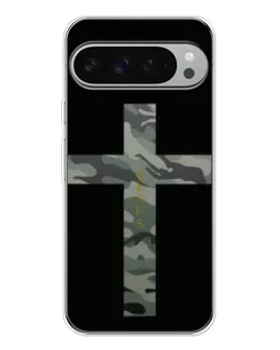 Чехол для Google Pixel 9 Pro XL с картинкой «Милитари Крест»