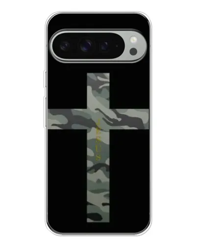 Чехол для Google Pixel 9 Pro XL с картинкой «Милитари Крест»