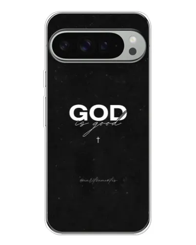 Чехол для Google Pixel 9 Pro XL с картинкой «GOD — Бог над всем»