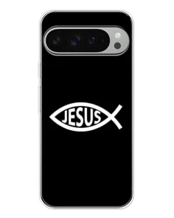 Чехол для Google Pixel 9 Pro XL с картинкой «Классический Jesus»