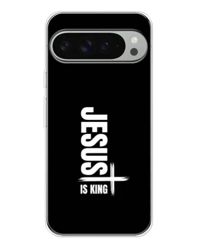 Чехол для Google Pixel 9 Pro XL с картинкой «Вертикаль веры Jesus»