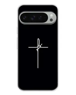 Чехол для Google Pixel 9 Pro XL с картинкой «Тонкий крест»