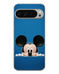 Чехол для Google Pixel 9 Pro XL с картинкой «Микки выглядывает»