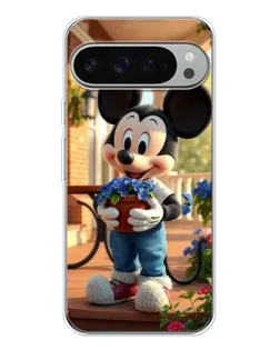 Чехол для Google Pixel 9 Pro XL с картинкой «Микки садовод»