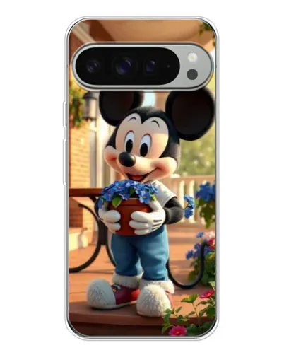 Чехол для Google Pixel 9 Pro XL с картинкой «Микки садовод»