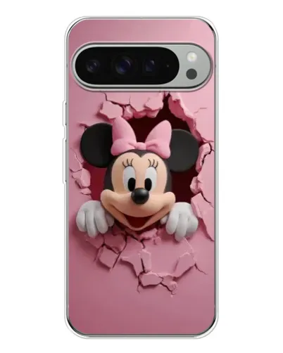 Чехол для Google Pixel 9 Pro XL с картинкой «Минни сквозь стену»
