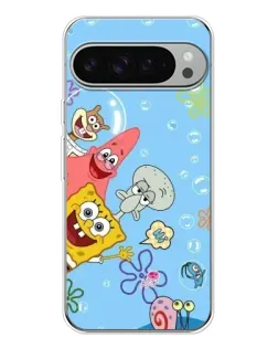 Чехол для Google Pixel 9 Pro XL с картинкой «Веселые пузырьки»