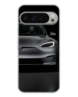 Чехол для Google Pixel 9 Pro XL с картинкой «Tesla Model S Look»