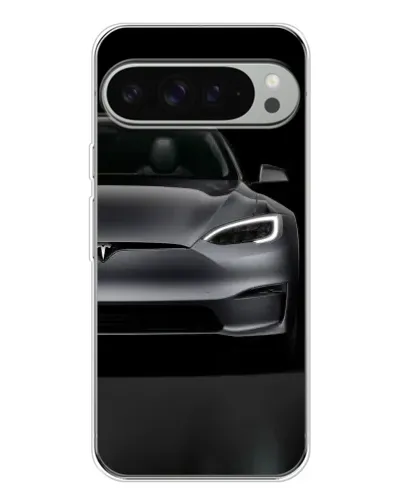 Чехол для Google Pixel 9 Pro XL с картинкой «Tesla Model S Look»