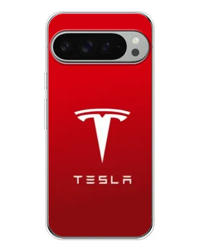 Чехол для Google Pixel 9 Pro XL с картинкой «Tesla Red Classic»