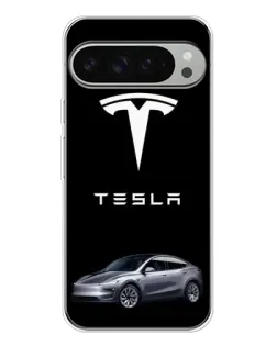 Чехол для Google Pixel 9 Pro XL с картинкой «Tesla Model Y»