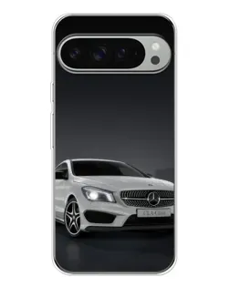 Чохол для Google Pixel 9 Pro XL з картинкою «Mercedes AMG GT Silver»