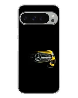 Чехол для Google Pixel 9 Pro XL с картинкой «Mercedes — ретро стиль»