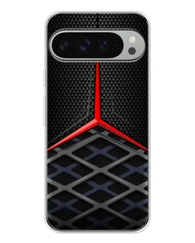 Чехол для Google Pixel 9 Pro XL с картинкой «Mercedes Carbon Grid»