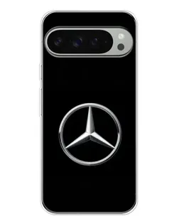 Чехол для Google Pixel 9 Pro XL с картинкой «Mercedes классический лого»