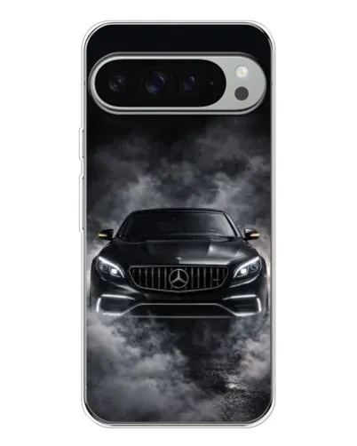 Чехол для Google Pixel 9 Pro XL с картинкой «Mercedes в дыму»