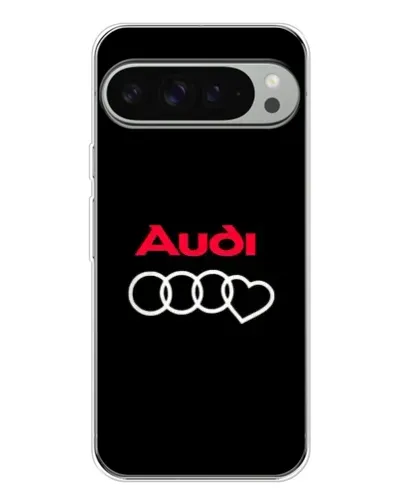 Чехол для Google Pixel 9 Pro XL с картинкой «Логотип Audi Heart»