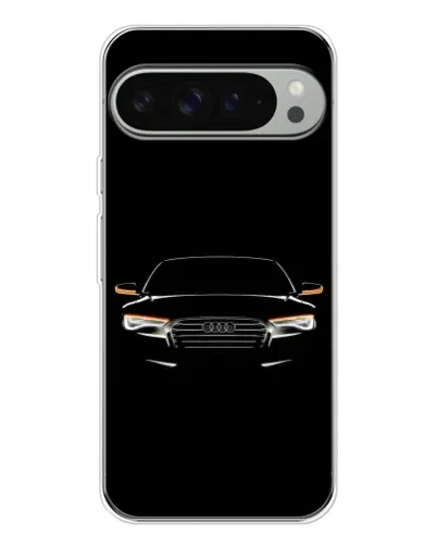 Чехол для Google Pixel 9 Pro XL с картинкой «Audi — ночной контур»