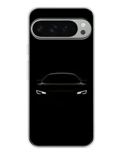 Чехол для Google Pixel 9 Pro XL с картинкой «Взгляд Audi в темноте»