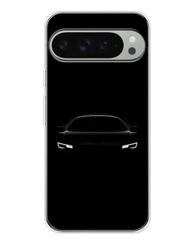Чехол для Google Pixel 9 Pro XL с картинкой «Взгляд Audi в темноте»