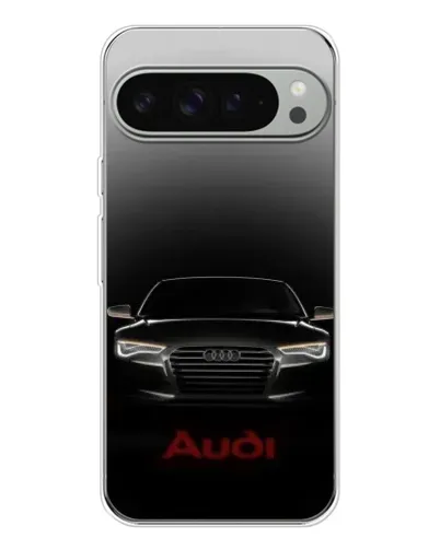 Чехол для Google Pixel 9 Pro XL с картинкой «Audi — градиентный контур»