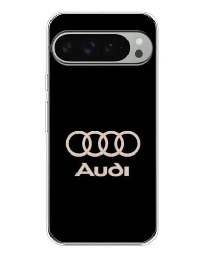 Чехол для Google Pixel 9 Pro XL с картинкой «Audi — золотой логотип»