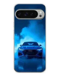 Чехол для Google Pixel 9 Pro XL с картинкой «Audi — голубая энергия»