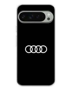 Чехол для Google Pixel 9 Pro XL с картинкой «Audi White Logo»