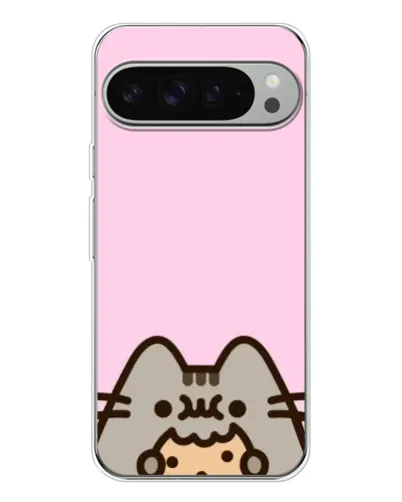 Чехол для Google Pixel 9 Pro XL с картинкой «Pusheen и печенье»