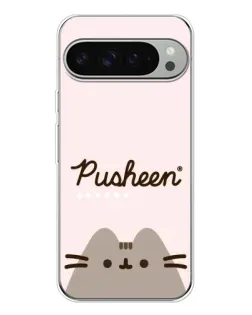 Чехол для Google Pixel 9 Pro XL с картинкой «Pusheen логотип»