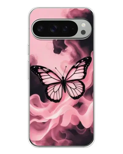 Чехол для Google Pixel 9 Pro XL с картинкой «Бабочка в дыму»