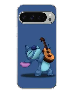 Чехол для Google Pixel 9 Pro XL с картинкой «Стич с укулеле»