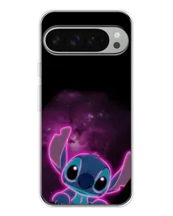 Чехол для Google Pixel 9 Pro XL с картинкой «Неоновый Stitch»