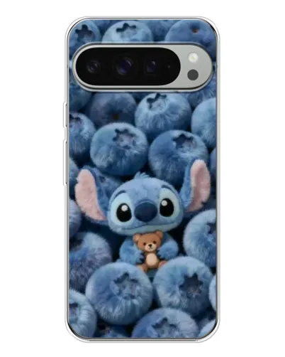 Чехол для Google Pixel 9 Pro XL с картинкой «Стич и голубика»