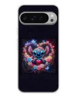 Чехол для Google Pixel 9 Pro XL с картинкой «Stitch в цветах»