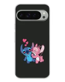 Чехол для Google Pixel 9 Pro XL с картинкой «Анжел целует Стича»