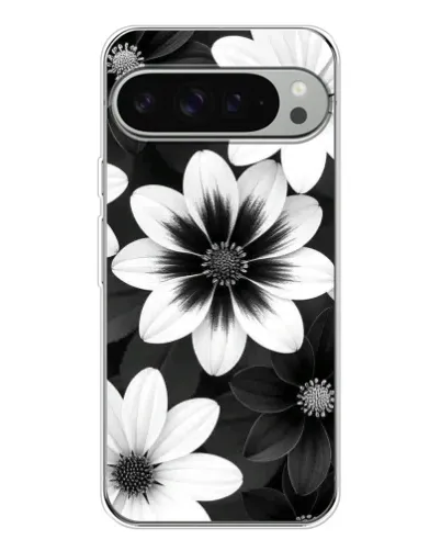 Чехол для Google Pixel 9 Pro XL с картинкой «Монохромные астры»
