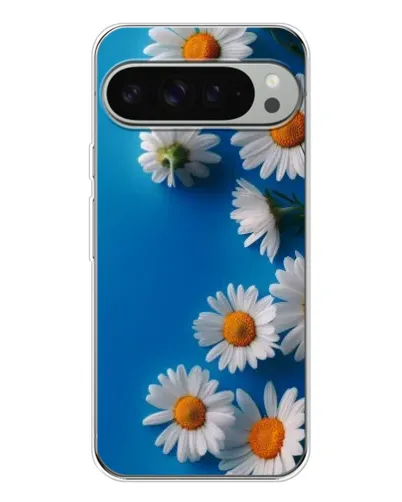 Чехол для Google Pixel 9 Pro XL с картинкой «Белоснежные маргаритки»