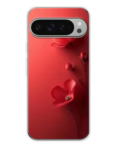 Чехол для Google Pixel 9 Pro XL с картинкой «Маковые соцветия»