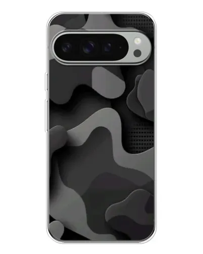 Чехол для Google Pixel 9 Pro XL с картинкой «Темный абстрактный камуфляж»