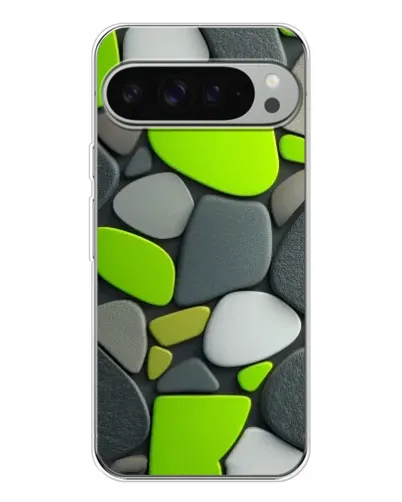Чехол для Google Pixel 9 Pro XL с картинкой «Яркая неоновая галька»