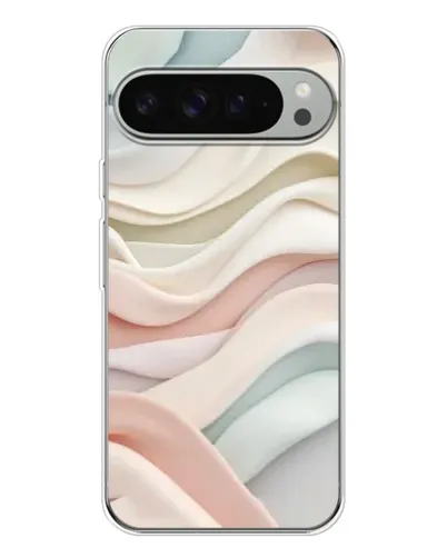 Чехол для Google Pixel 9 Pro XL с картинкой «Пастельные нежные волны»