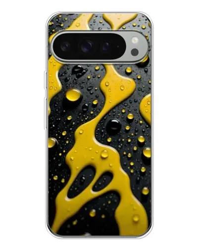 Чехол для Google Pixel 9 Pro XL с картинкой «Жидкое желтое золото»