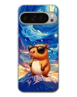 Чехол для Google Pixel 9 Pro XL с картинкой «Капибара Ван Гога»