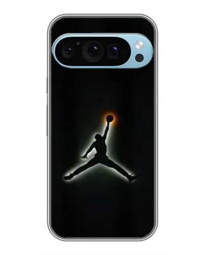 Чехол для Google Pixel 9 Pro с картинкой «Jordan Gradient Logo»