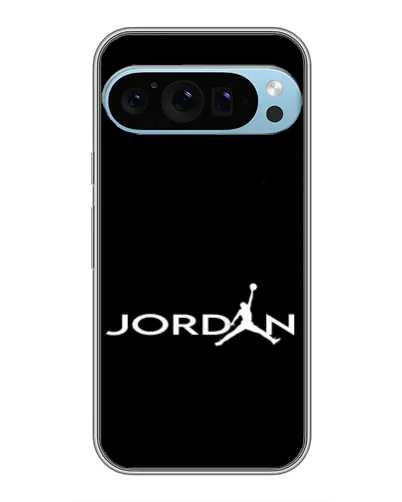 Чехол для Google Pixel 9 Pro с картинкой «Jordan White Logo»